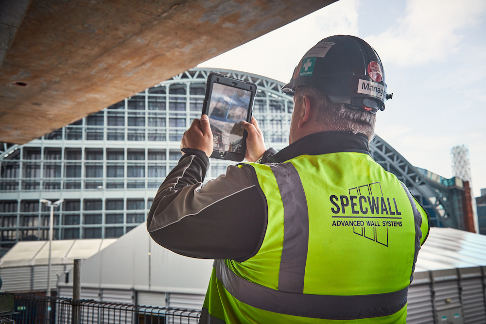 Installing Specwall as a solution to construction glazing shortages