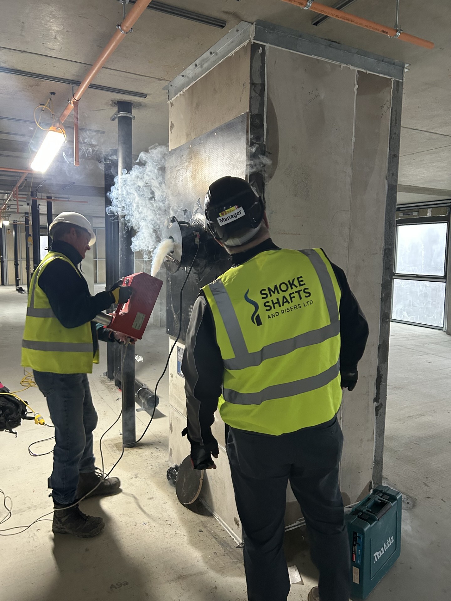 Specshaft passes smoke leakage test on PBSA project in Leeds